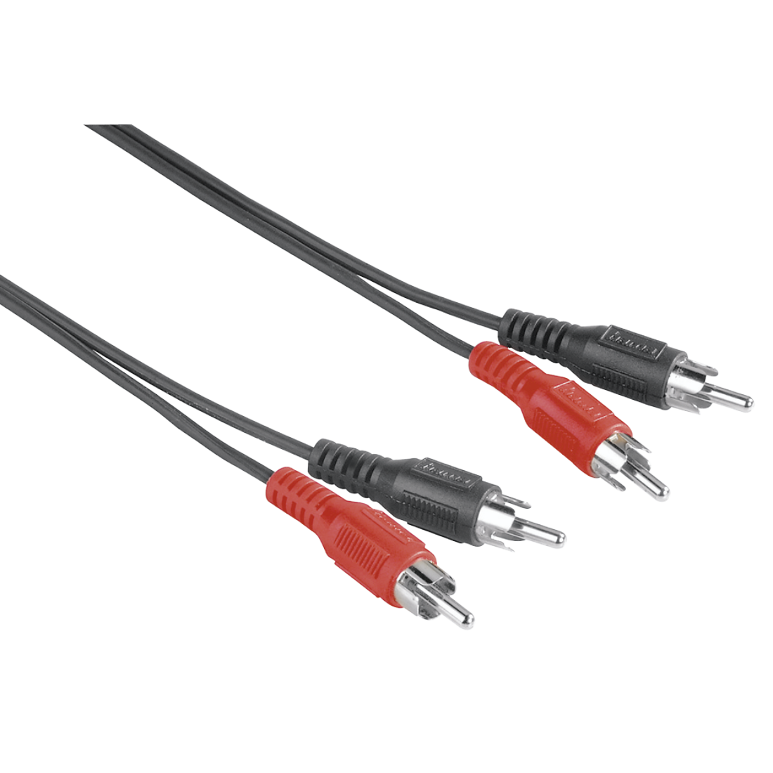 Hama 00205086 cavo audio 25 m 2 x RCA Nero