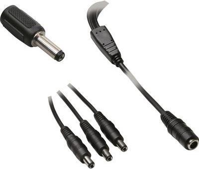 TRU COMPONENTS Niedervolt-Adapterkabel Niedervolt-Buchse - Niedervolt-Stecker 5.5 mm 2.5 mm 5.5 mm 2.5 mm 0.35 m 1 Set (1582701)