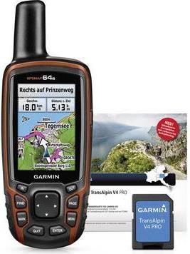 Garmin GPSMAP 64s Handgeführt 2.6 TFT 260.1g Schwarz - Rot Navigationssystem (GPSMap 64s + TOPO Deutschland V8 Pro)