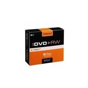 DVD+RW 4.7GB 4X SLIM CASE 10PZ.