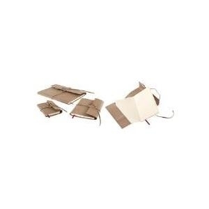 transotype Notizbuch senseBook FLAP, Medium, blanko mit Ledereinband und eleganter Lederschnürung, nachfüllbar, - 1 Stück (75010500)