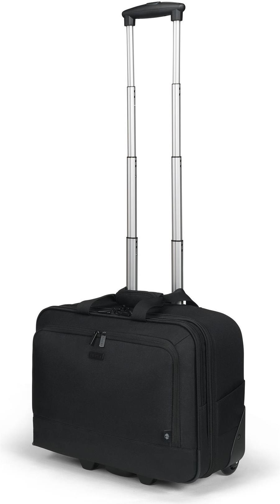 DICOTA D32043-RPET borsa per laptop 43,9 cm [17.3] Custodia trolley Nero (LAPTOP ROLLER MULTI ECO BASE 15 - 17.3IN)