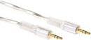 ACT High quality 3.5 mm stereo jack connection cable male - male Audio-Kabel 3 m 3.5mm Transparent (AK2242)