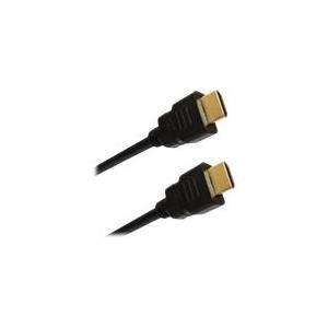 Jou Jye Computer AVC 100 - HDMI-Kabel - HDMI (M) bis HDMI (M) - 5 m - Dreifachisolierung - Schwarz