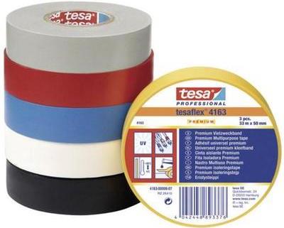 tesaflex® 4163 (L x L) 33 m x 19 mm Nero PVC 4163-00-07 Contenuto: 1 rotolo(i) (4163-00-07)