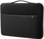 HP Carry Sleeve - Notebook-Hülle - 39.62 cm (15.6) - Schwarz, Gold