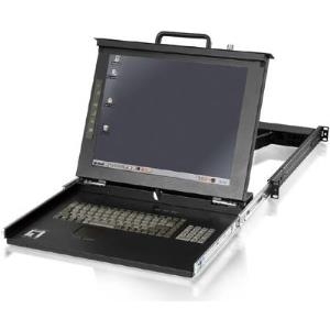 LevelOne KVM-0217US - KVM-Konsole - Rack - einbaufähig - TFT - 43,2 cm (17) - 1280 x 1024 / 75 Hz - 250 cd/m2 - 450:1 - 16 ms - 0,264 mm - 1U (KVM-0217US)