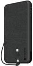 ZAGG Powerstation Plus - Powerbank - 10000 mAh - 12 Watt - 2 Ausgabeanschlussstellen (USB, Micro-USB Typ B) - auf Kabel: Lightning - Schwarz (401101678)