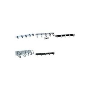 apranet 48,30cm (19) Rangierpanel, 2 HE, 5 Metallbügel, schwarz (213-145-29)