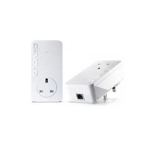 Devolo dLAN 1200+ - Starter Kit - Bridge - GigE, HomePlug AV (HPAV) - an Wandsteckdose anschließbar (Packung von 2) (9376)
