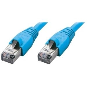 Tecline Fröhlich + Walter - Patch-Kabel - RJ-45 (M) - RJ-45 (M) - 50 cm - SSTP-Kabel - CAT 6 - Blau (71400B)