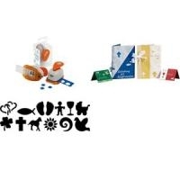 Wedo Cloverleaf - Formstempel - Grau - Orange - Papier (168 211)