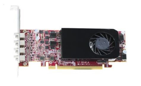 Advantech Performance PCIe Graphic Card, AMD Radeon HD 7750, 2GB GDDR5, PCI-EX16 4xMini DP Low Profile (GFX-AH7750L16-5J)