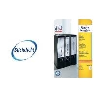 Avery Zweckform L4761 - Aktenetiketten - hochweiß - 192 x 61 mm 40 Etikett(en) (10 Bogen x 4) (L4761-10)