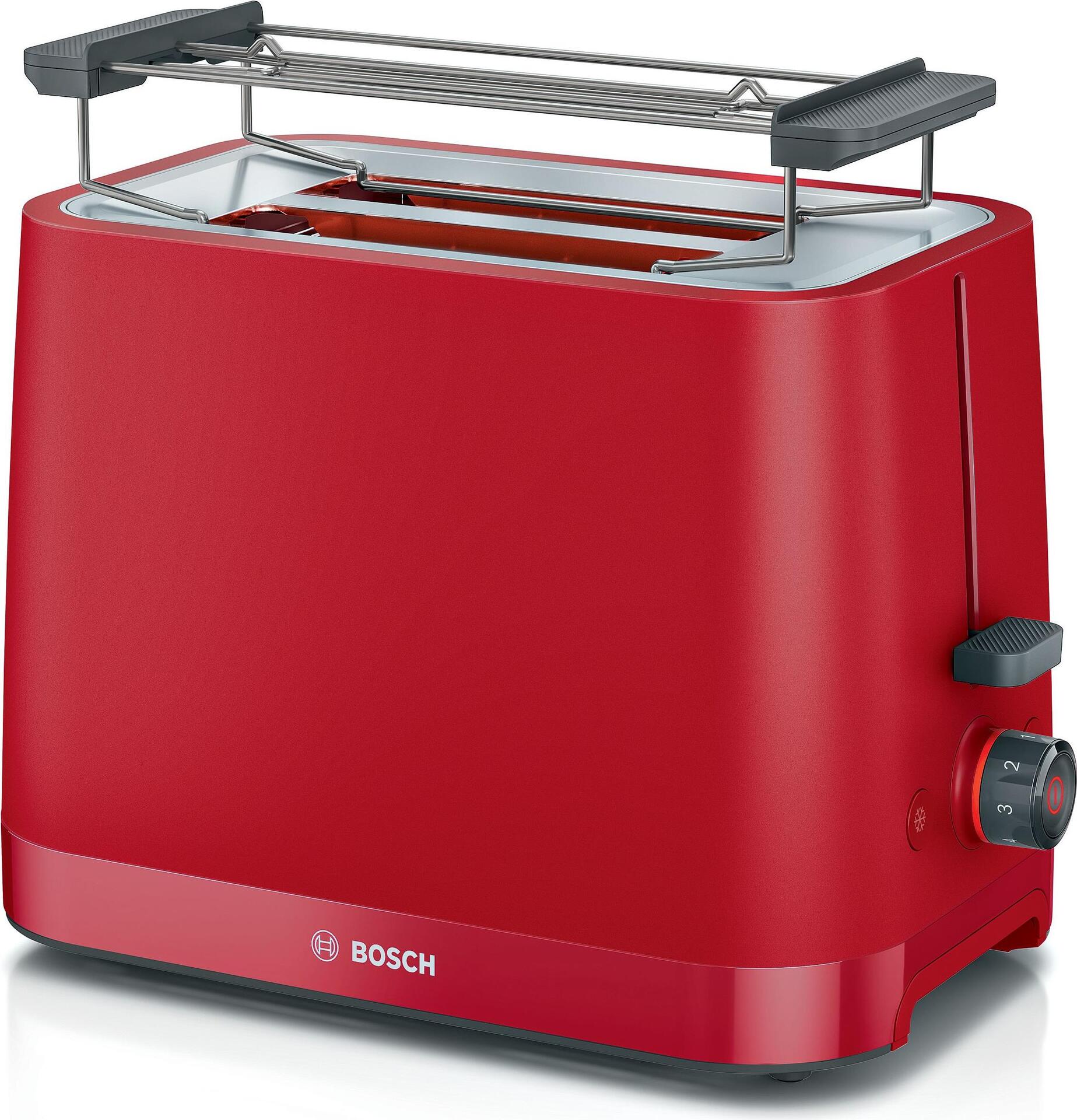 Bosch TAT3M124 Tostapane compatto MyMoment Rosso (Bosch TAT3M124 Toaster Kompakt MyMomen)