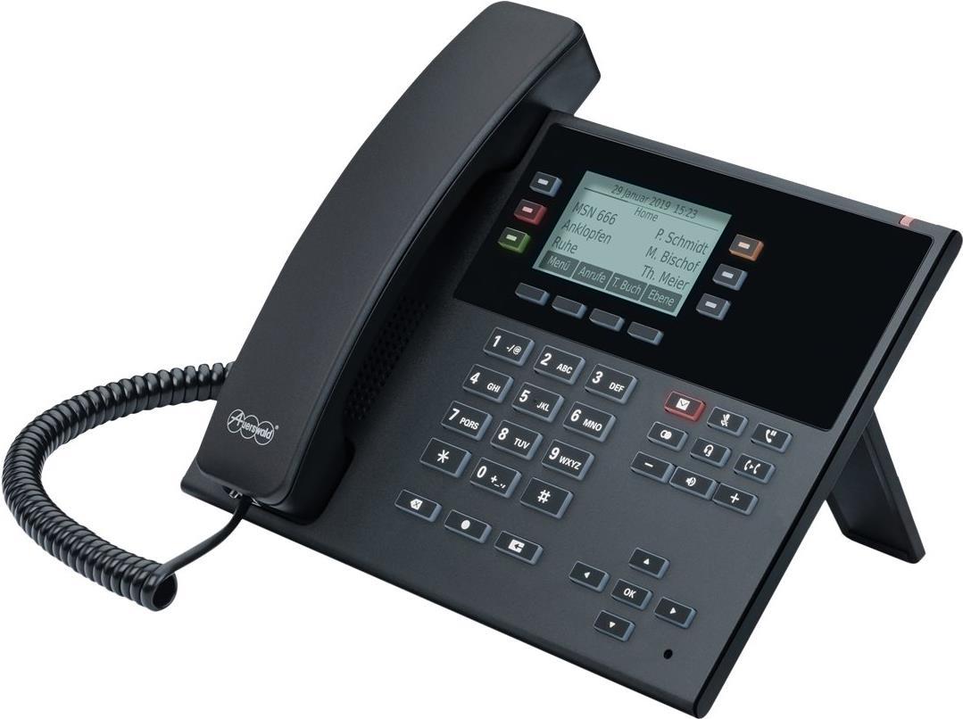 Auerswald COMfortel D-210 telefono IP Nero 3 linee LCD (Auerswald COMfortel D-210 - VoIP-telef)