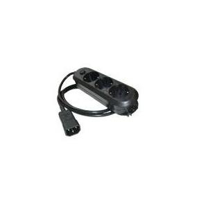 Online USV - Steckdosenleiste - Eingabe, Eingang IEC 60320 C14 - Ausgangsbuchsen: 3 (CEE 7/7 (SCHUKO)) - 1.8 m - für XANTO RT 1000, 2000, 3000, ZINTO A 1000, 1500, 2000, 3000, 800, ZINTO D 1100, 1440, 800