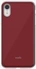 Moshi iGlaze Slim Hardshell - Hintere Abdeckung für Mobiltelefon - glossy merlot red - für Apple iPhone XR