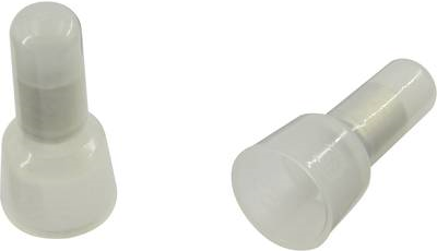 TRU COMPONENTS 1593511 Einzeladerverbinder flexibel: 2.5-6 mm² starr: 2.5-6 mm² Polzahl: 2 100 St. Grau (transparent) (1593511)