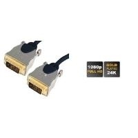 Professional DVI Monitorkabel (DVI-D), High Quality, Duallink, vergoldet, 24+1pol DVI-D St./St., 15,0 m Hochwertiges digitales Monitor/Video-Kabel zur Verbindung von Geräten mit DVI-D Schnittstelle (49900115H)