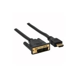 Cavo HDMI-DVI - contatti placcati oro - HDMI ST a DVI 18+1 ST - 10m