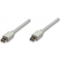 Manhattan Mini-DisplayPort Monitor Cable - DisplayPort-Kabel - Mini DisplayPort (M) bis Mini DisplayPort (M) - 2 m - geformt - weiß