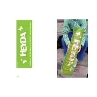 HEYDA Plastik-Schlauchtüte, mit HEYDA-Werbeaufdruck transparent, einseitig bedruckt, mit 150 mm Klappe, für (2030313)