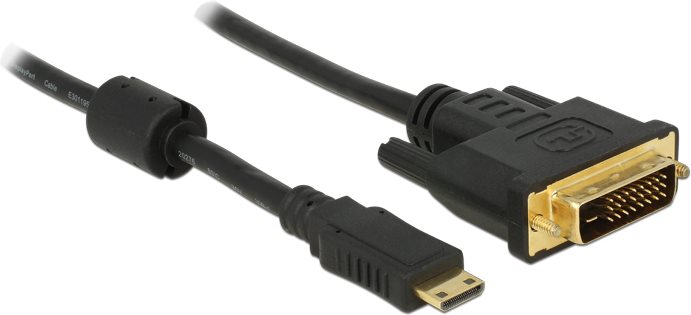 Delock Cavo HDMI Mini-C maschio DVI 24 1 maschio 1 m