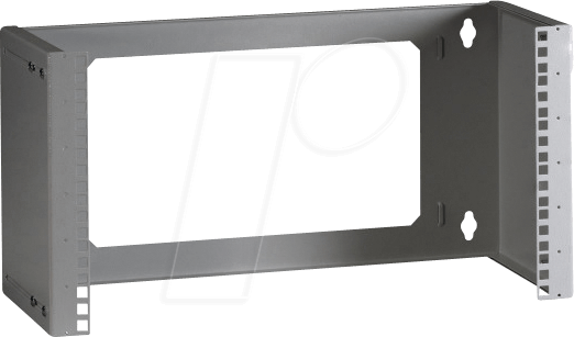 EFB-Elektronik GmbH 48,30cm (19) 6HE Wandgestell, tiefenv., RAL9010, Offenes tiefenverstellbares 48,30cm (19) Wandgestell zur Wandmontage. (691831WS.6)
