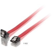 Equip - SATA-Kabel - 7-poliges SATA - 7-poliges SATA - 1,0m - 90-Grad-Anschluss, verriegelt (111804)