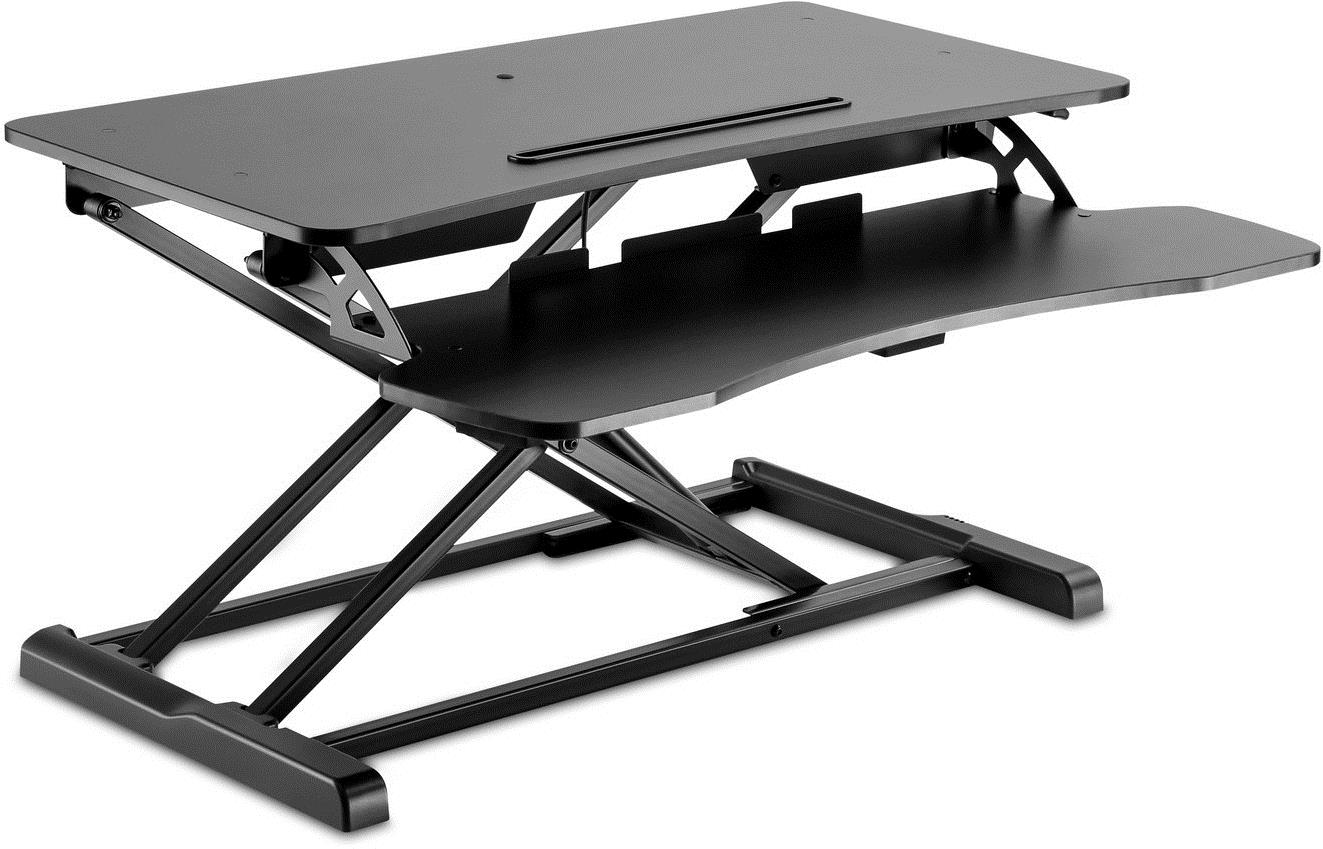 V7 Essential-Workstation-Tischständer mit Sitz-/Stehfunktion (DT2SSB-1E)