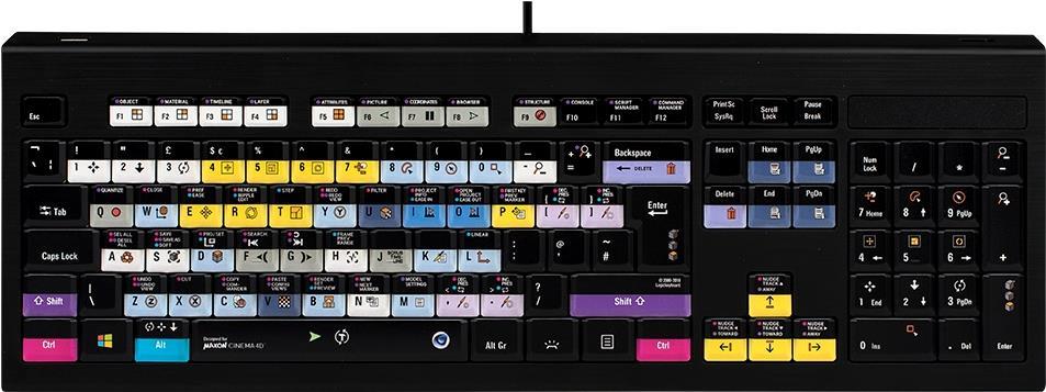 Logickeyboard Astra USB Deutsch Schwarz - Mehrfarben (LKB-C4DB-APBH-DE) Logickeyboard Astra USB Deutsch Schwarz - Mehrfarben (LKB-C4DB-APBH-DE)