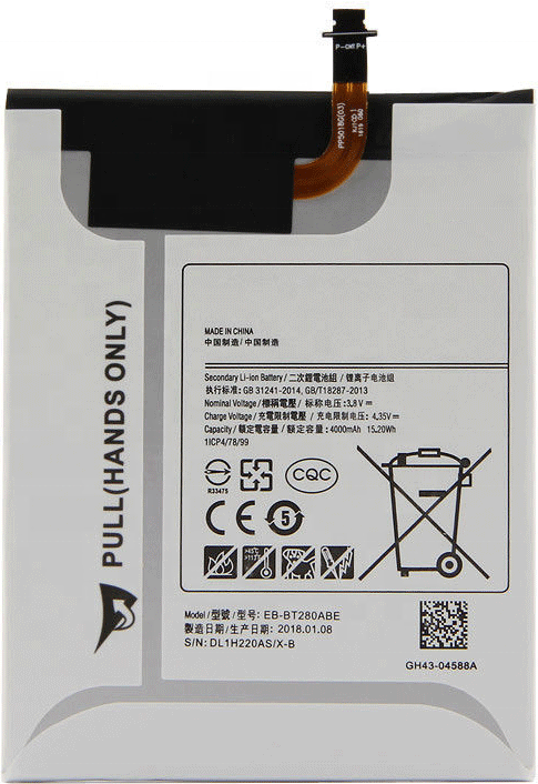 Samsung Battery Pack EB-BT280ABE 4000MAH (GH43-04588A)
