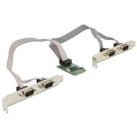 DeLOCK 95243 scheda di interfaccia e adattatore Seriale Interno Delock Adapter Mini PCIe Karte 4 x Seriell RS-232+++