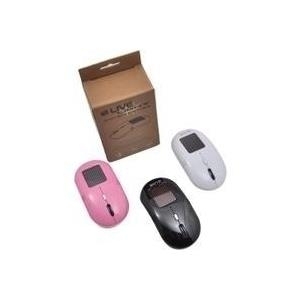 Eastar Trading eLIVE Light Solar - Maus - Laser - drahtlos - 2,4 GHz - kabelloser Empfänger (USB) - weiß (SM-N91W)