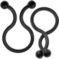 InLine - Kabelbinder - Twist - 18-22 mm - Schwarz - (Packung mit 100) (59966V)