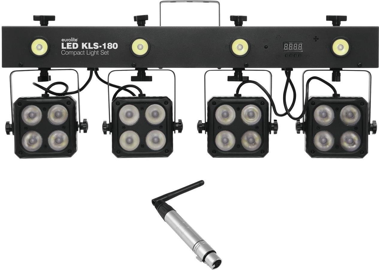 EUROLITE Set LED KLS-180 + QuickDMX Funkempfänger (20000339)