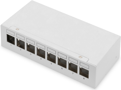 Digitus DN-93718 pezzo di pannello (8-PORT MODULAR PATCH PANEL - DESKTOP SHIELDED)