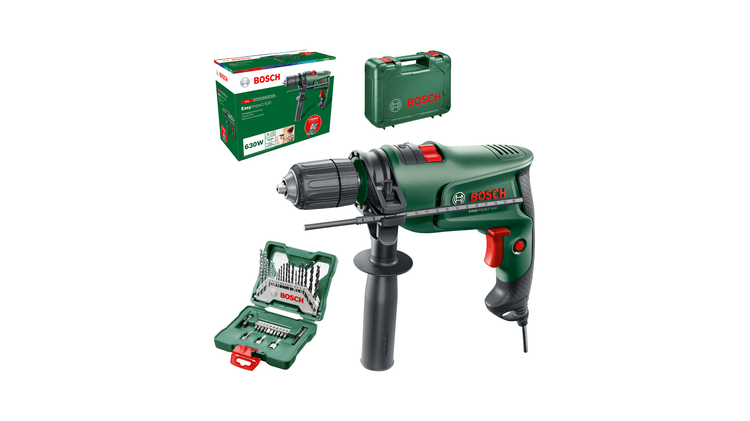 Bosch Easy Impact 630 3000 Giri/min Senza chiave 1,7 kg Nero, Verde, Rosso