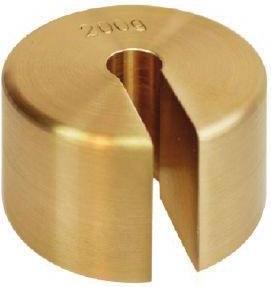 Kern 347-525 Schlitzgewicht 2 kg Messing feingedreht (347-525)