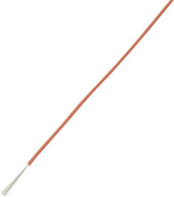 TRU COMPONENTS 1566851 Litze LiY 1 x 0.22 mm² Rot 10 m (1566851)