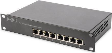 SWITCH GIGABIT ETHERNET POE GESTITO L2 8 PORTE POE, 10 POLLICI, BUDGET POE 80W