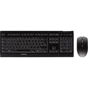 CHERRY B.UNLIMITED 3.0 - Tastatur-und-Maus-Set - drahtlos - 2,4 GHz - Deutsch - Schwarz (JD-0410DE-2)