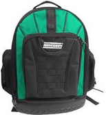 BRÜDER MANNESMANN Werkzeug-Rucksack, unbestückt gefertigt aus robustem Nylon, 600 D, wasserdichter - 1 Stück (99202)