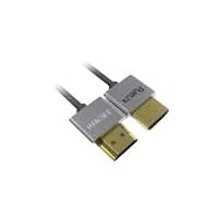 Purelink ProSpeed Series SuperThin High Speed HDMI Cable with Ethernet - Video-/Audio-/Netzwerkkabel - HDMI - HDMI, 19-polig (M) bis HDMI, 19-polig (M) - 1,0m - Dreifachisolierung - Schwarz (PS1500-01)