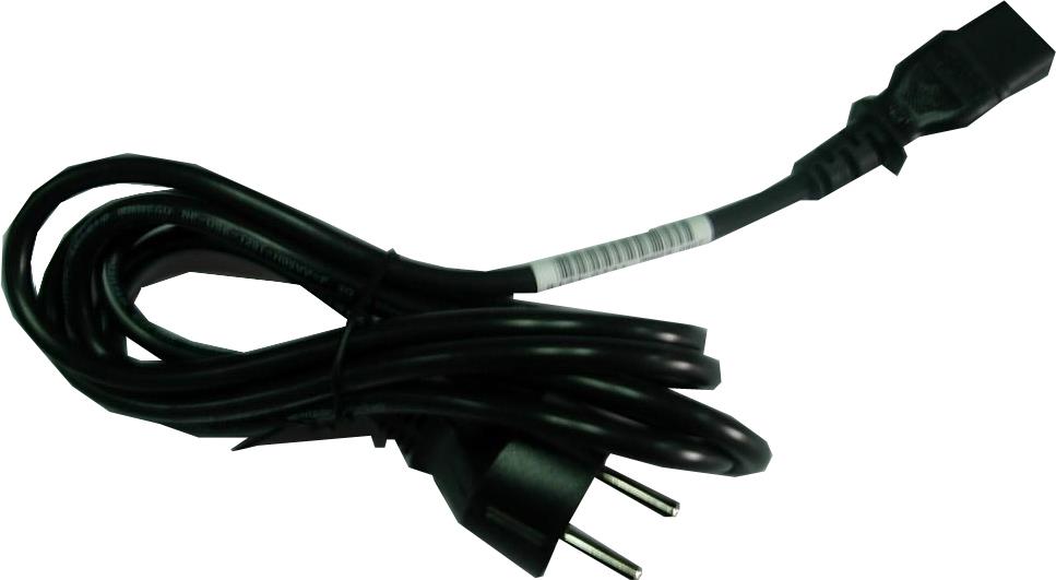 HP - Stromkabel - IEC 60320 C13 - Wechselstrom 220 V - 1.9 m - Schwarz - Europa