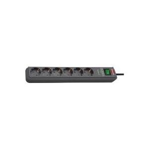 Brennenstuhl ECO-Line - Überspannungsschutz - 6 Ausgangsstecker - Schwarz (1159700015)