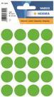 HERMA - Papier - selbstklebend - Luminous Green - 19 mm rund 100 Etikett(en) (5 Bogen x 20) Etiketten