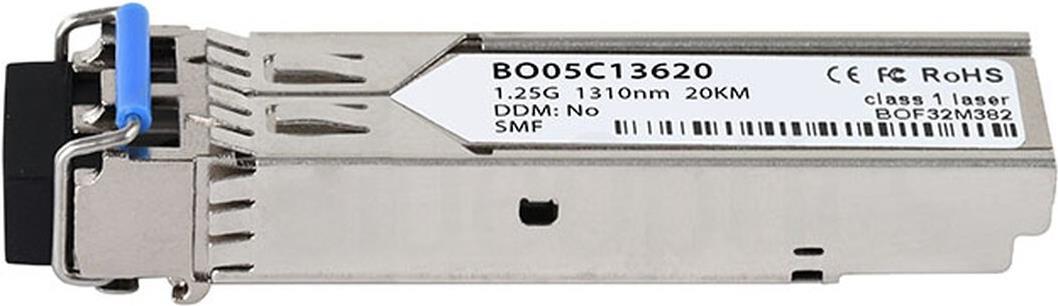 BlueOptics SFP-1G-LX-20KM-NG-BO modulo ricetrasmettitore di rete in fibra ottica 1250 Mbit/s (SFP-1G-LX-20KM-NG-BO)