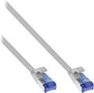 InLine Patch cable flat U/FTP Cat.6A TPE senza alogeni grigio 75m